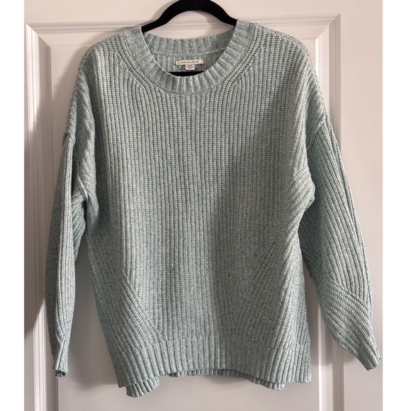 American Eagle Outfitters Sweaters - American‎ Eagle Outfitters Light Blue Ribbed Knit Sweater
